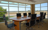 davis flight support luxury fbo conference room photo